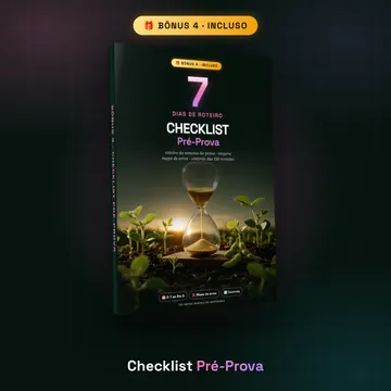 Bônus 4: Checklist Pré-Prova
